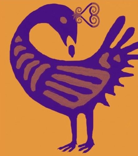 Sankofa bird painting